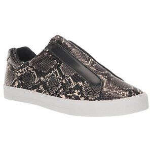 EVANS Women's Snake Print Slip on Sneakers Size 9 Wide Fit